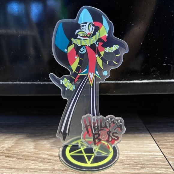 Hazbin Hotel Helluva Boss Fizzarolli anime acrylic figure standee - Picture 2 of 2